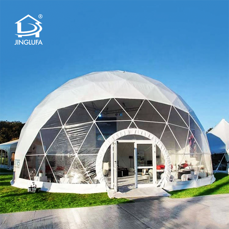 yellow dome tent