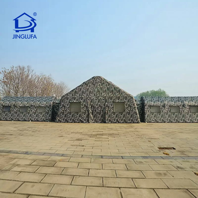 Modulares aufblasbares Zelt